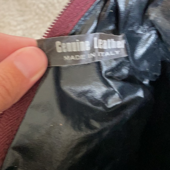 Vintage Italian Leather Clutch - Picture 4 of 6